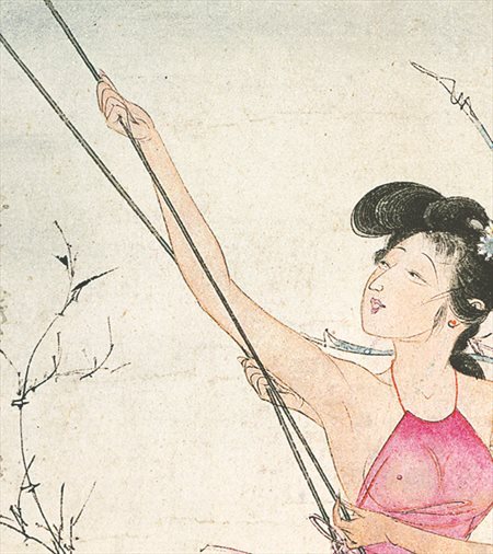 景宁-胡也佛的仕女画和最知名的金瓶梅秘戏图